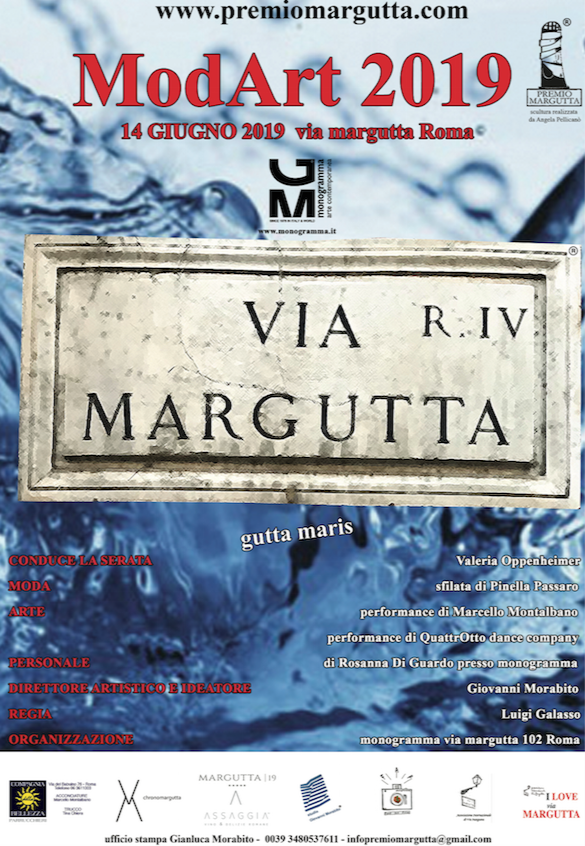 PRIMAPAGINA CULTURA: ModArt e Premio Margutta - 14 Giugno 2019 – Via Margutta – Roma